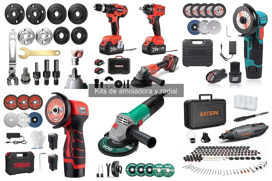 Comparativa de Kits de Amoladora y Radial: Calidad y Precio