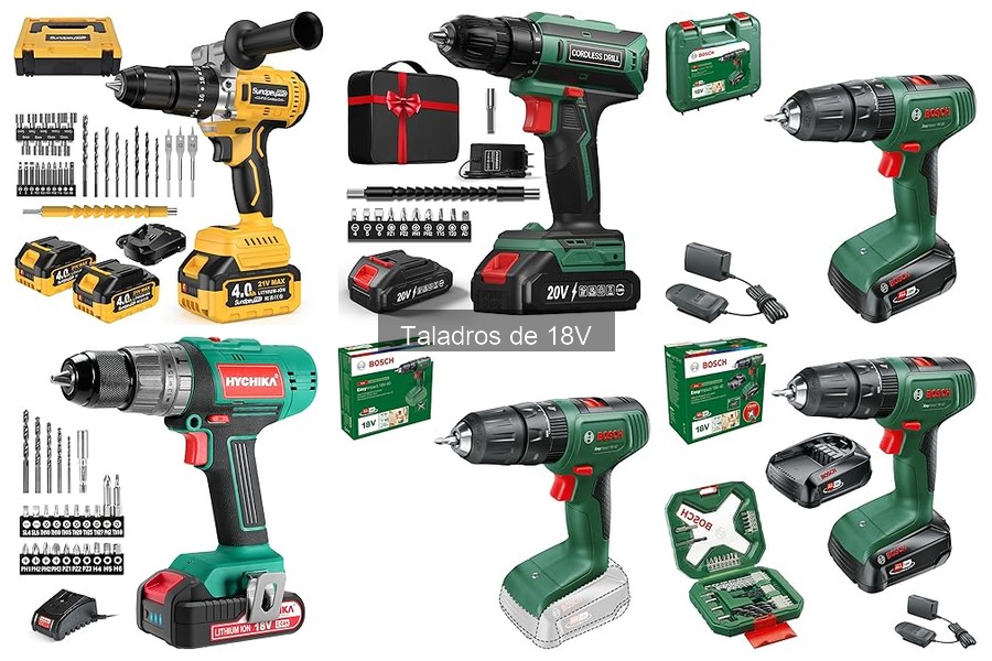Comparativa de las Mejores Marcas de Taladros de 18V