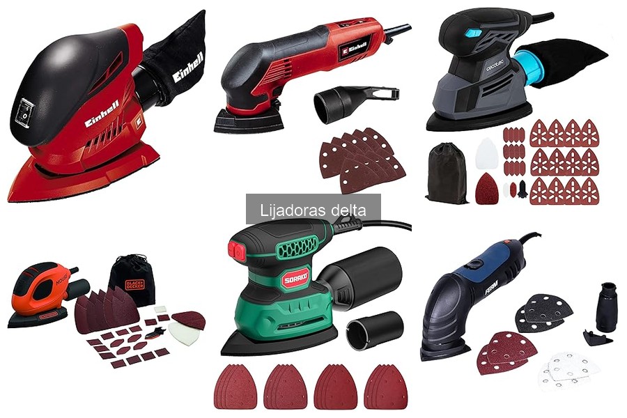 Comparativa de Lijadoras Delta: Makita, HYCHIKA y Einhell