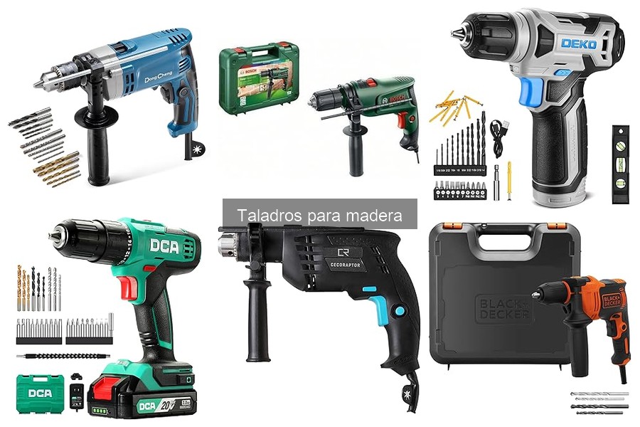 Comparativa de los Mejores Taladros para Madera
