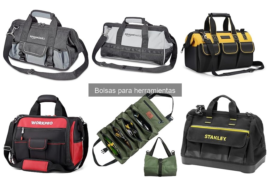 Comparativa de materiales en bolsas para herramientas