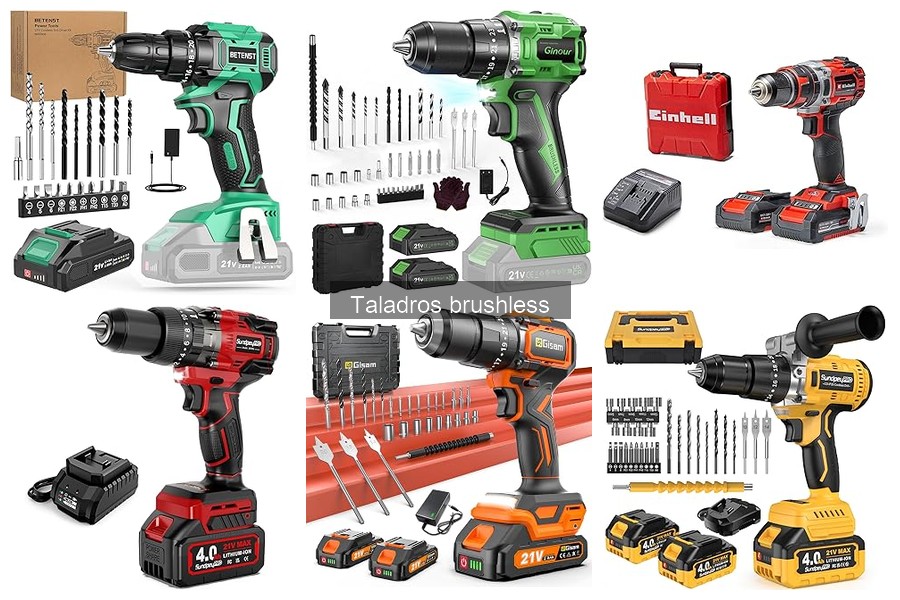 Comparativa de Taladros Brushless: BETENST vs Ginour vs HYCHIKA