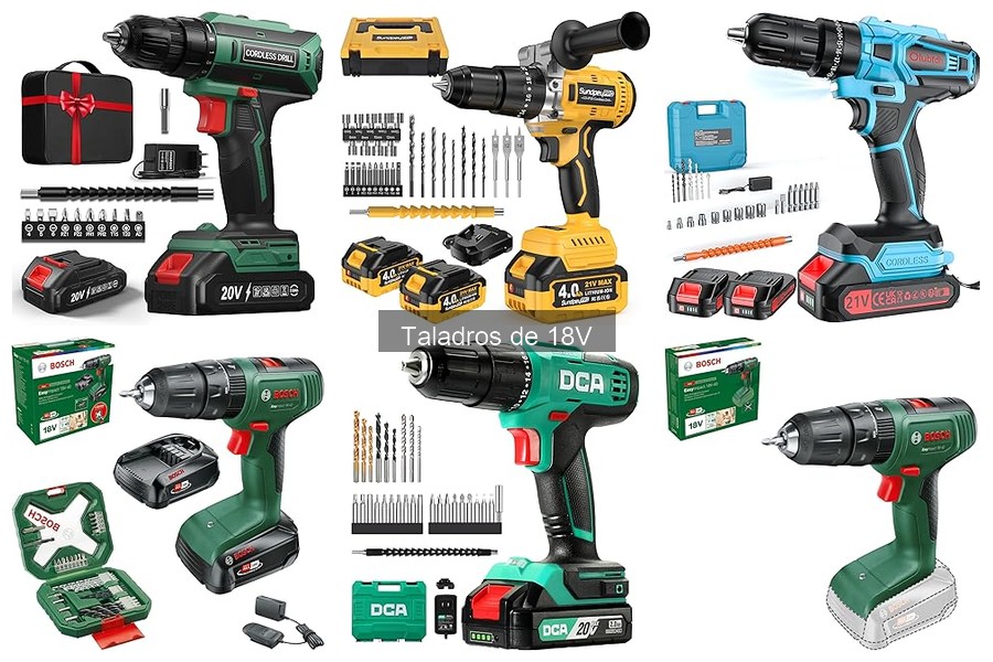 Comparativa de Taladros de 18V vs Otros Voltajes