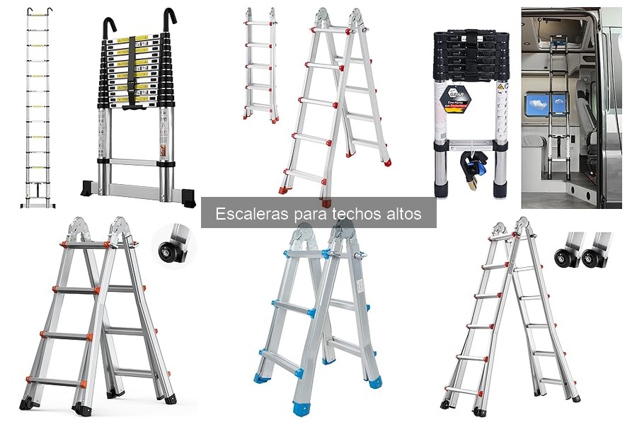 Comparativa: Escaleras de Aluminio vs Madera para Techos Altos