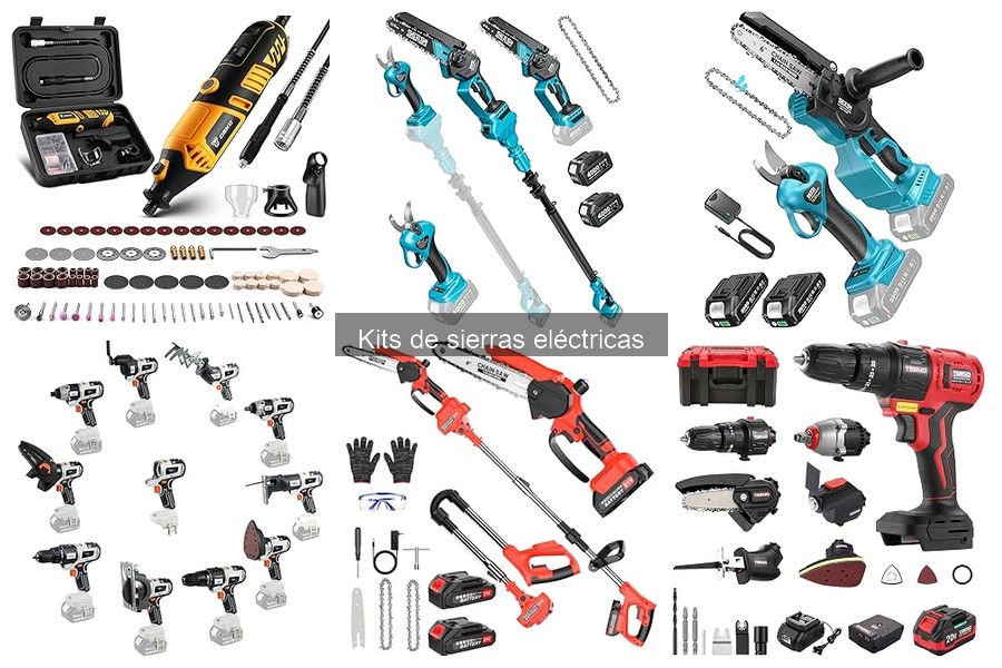 Comparativa: Kits de sierras eléctricas vs. manuales