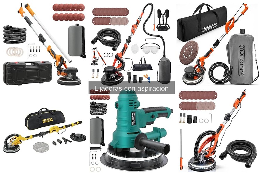 Comparativa: Lijadoras con y sin aspiración para bricolaje