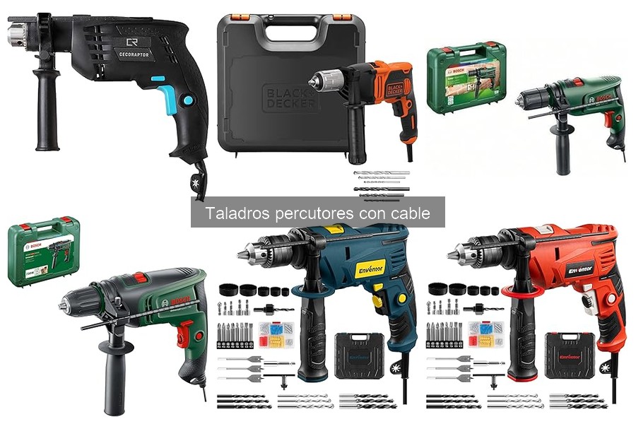 Comparativa: Taladros Percutores con Cable vs Inalámbricos
