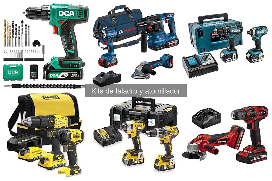 Consejos para Elegir el Mejor Kit de Taladro y Atornillador
