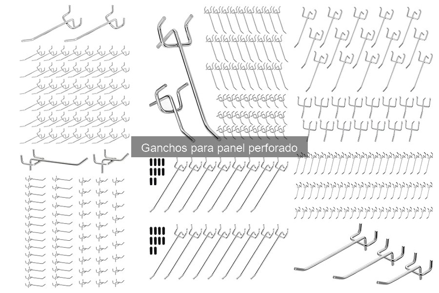 Consejos para usar ganchos en panel perforado eficientemente