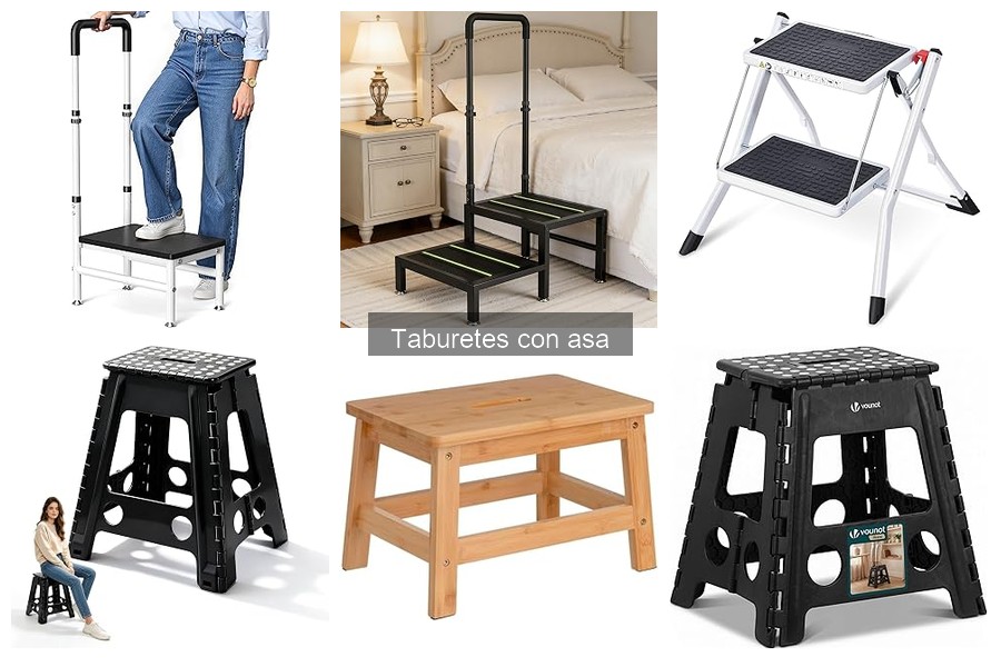 Consejos para usar un taburete con asa en espacios pequeños