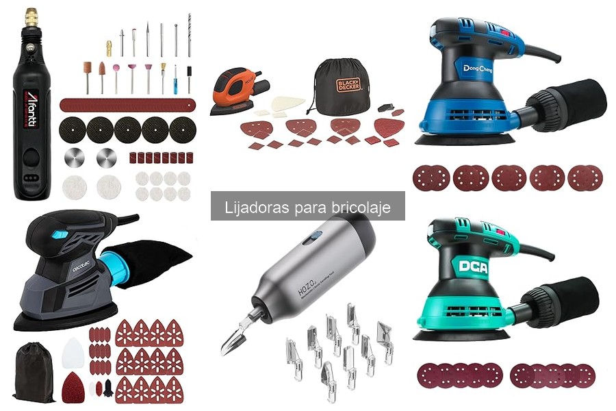 Diferencias entre Lijadoras de Cinta y Orbitales