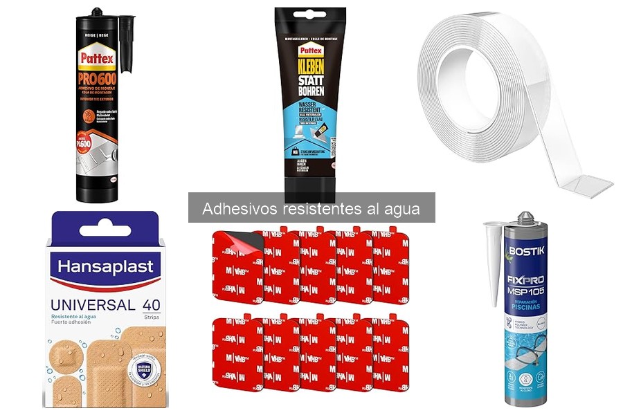 Dónde comprar adhesivos resistentes al agua a buen precio