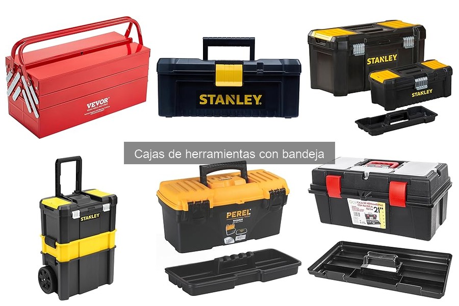 Dónde comprar cajas de herramientas con bandeja a buen precio