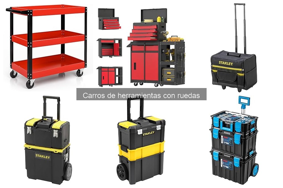 Dónde comprar carros de herramientas con ruedas: tiendas y precios