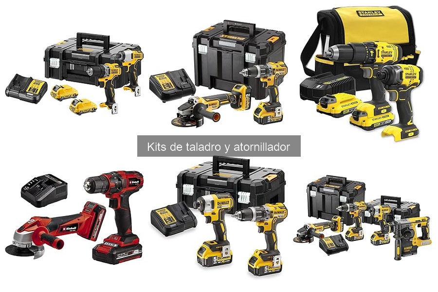 ¿Dónde comprar kits de taladro y atornillador al mejor precio?