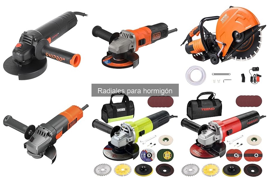 Dónde comprar radiales para hormigón: Mejores opciones y ofertas