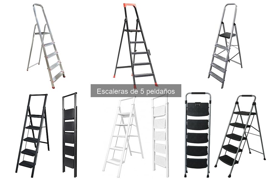 Encuentra las mejores escaleras de 5 peldaños a buen precio