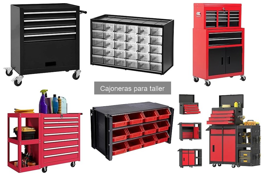 Errores comunes al elegir cajoneras para taller