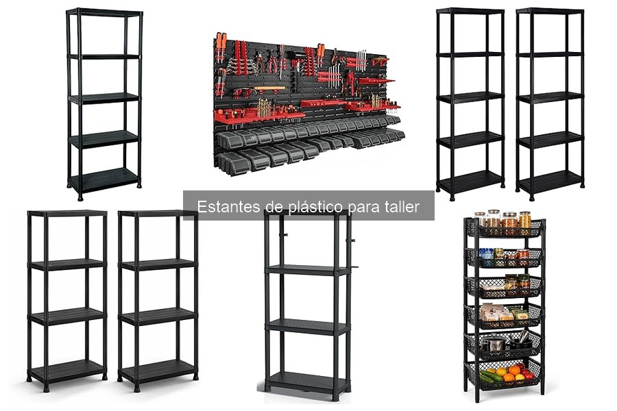 Estantes de plástico para taller: Mejores opciones de compra