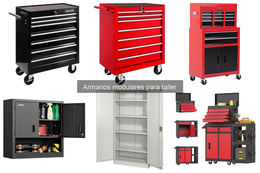 Estilos y Diseños de Armarios Modulares para Taller