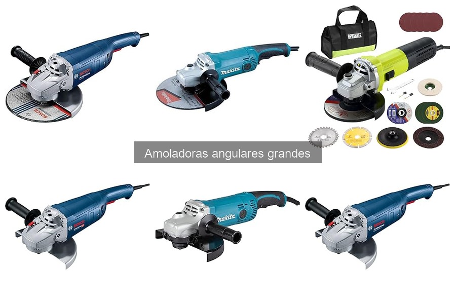 Guía de compra de amoladoras angulares grandes