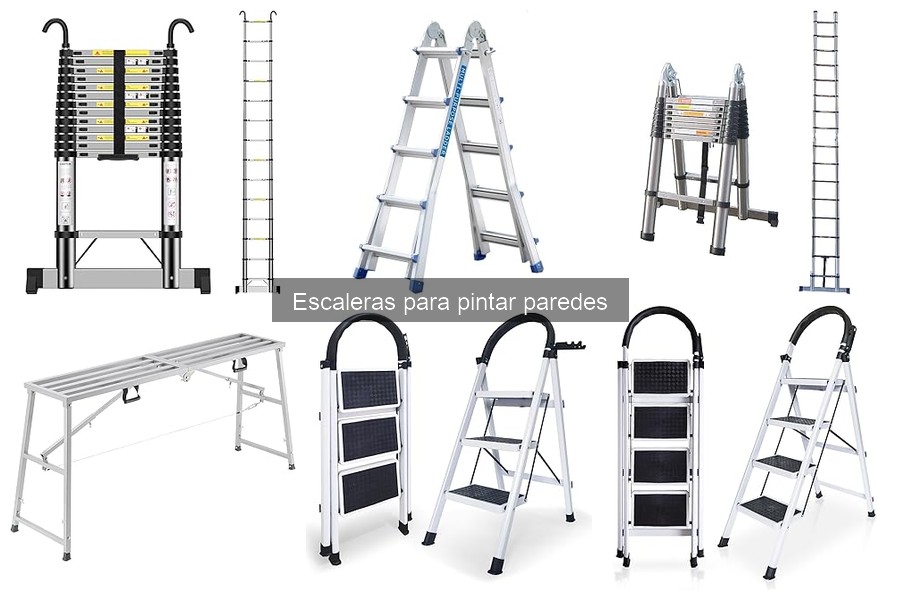Guía de compra de escaleras para pintar paredes