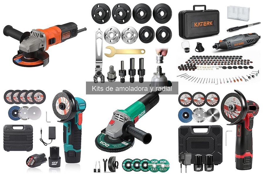 Guía para Comprar Kits de Amoladora y Radial Eficaces