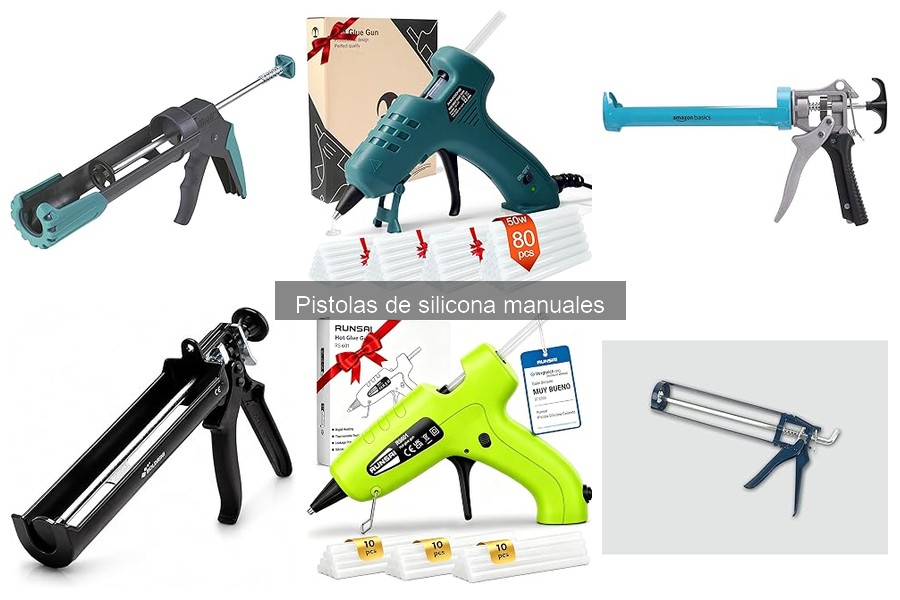 Guía sobre pistolas de silicona manuales: usos y tipos
