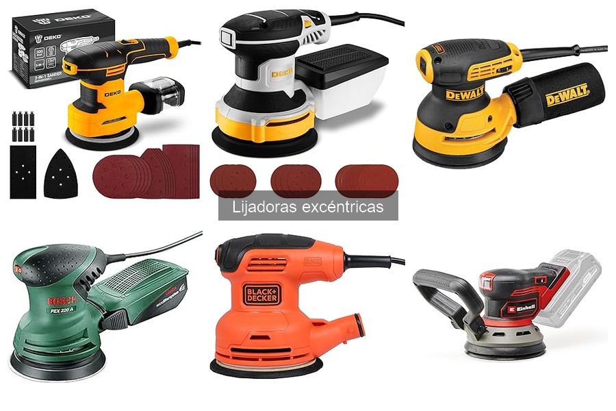 Lijadoras excéntricas: dónde comprarlas al mejor precio