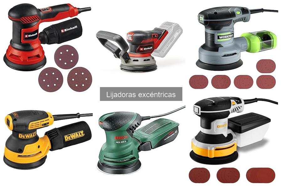 Lijadoras excéntricas recomendadas para principiantes