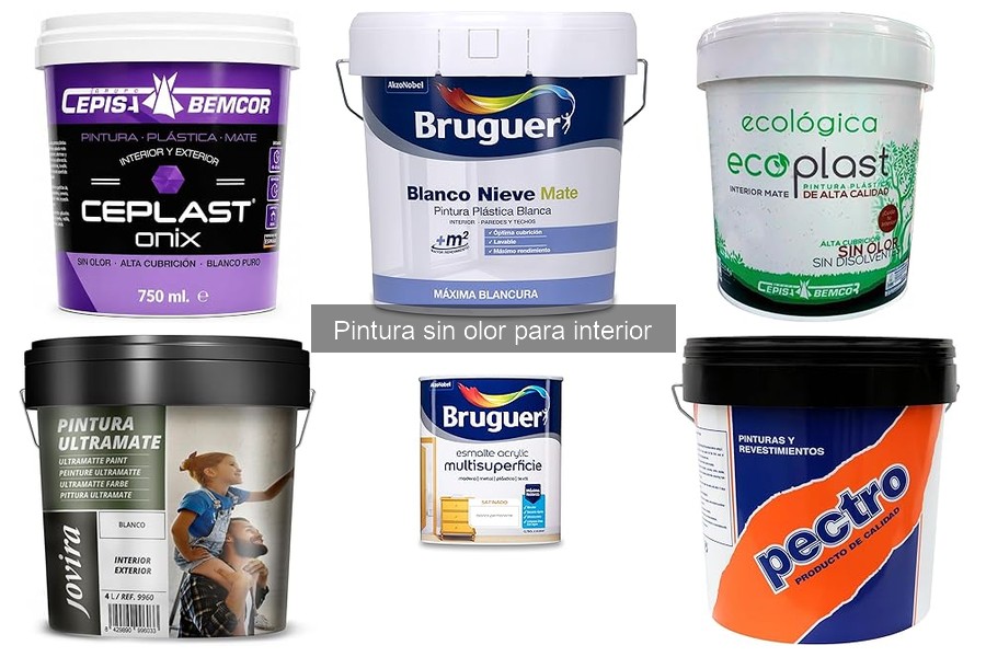 Mantén la Calidad de la Pintura Sin Olor en Interiores
