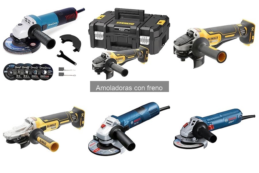 Mantenimiento eficaz de una amoladora con freno