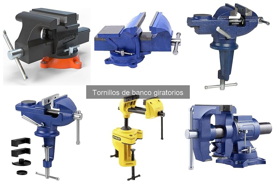 Mantenimiento y limpieza de tornillos de banco giratorios