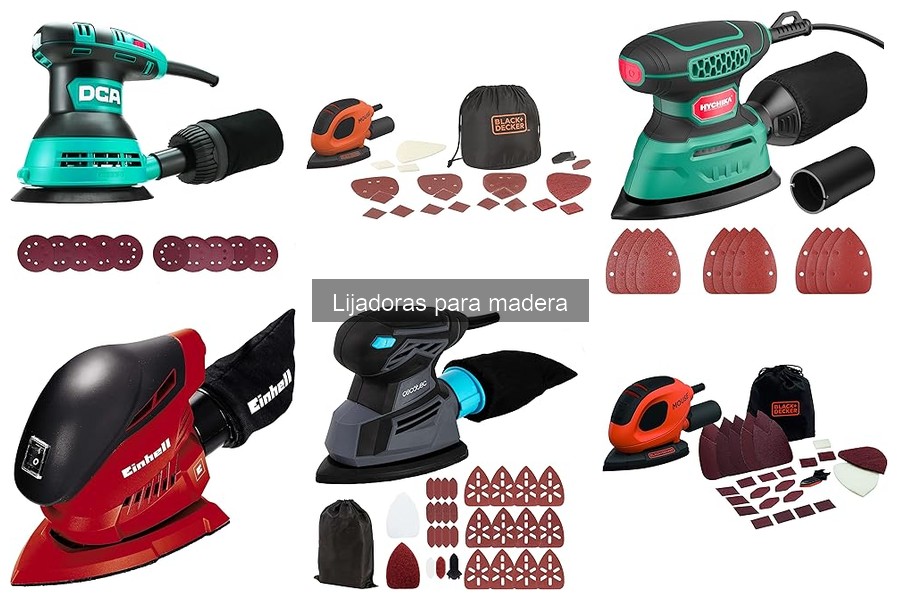 Mejores accesorios para lijadoras de madera: optimiza tu trabajo