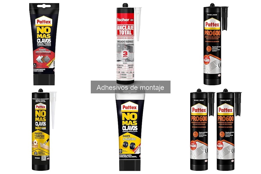 Mejores adhesivos de montaje para bricolaje: comparativa 2023