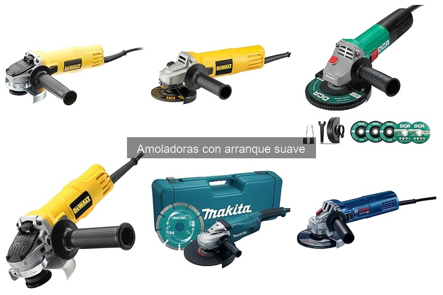 Mejores amoladoras con arranque suave para principiantes