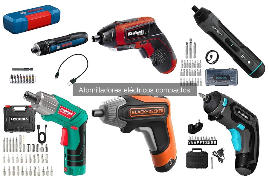 Mejores atornilladores eléctricos compactos para el hogar