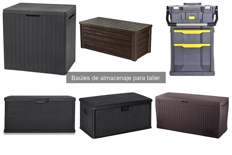 Mejores baúles de almacenaje para cada tipo de taller