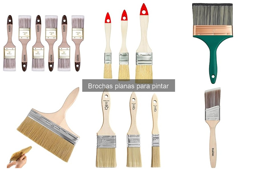 Mejores brochas planas para pintar interiores 2023