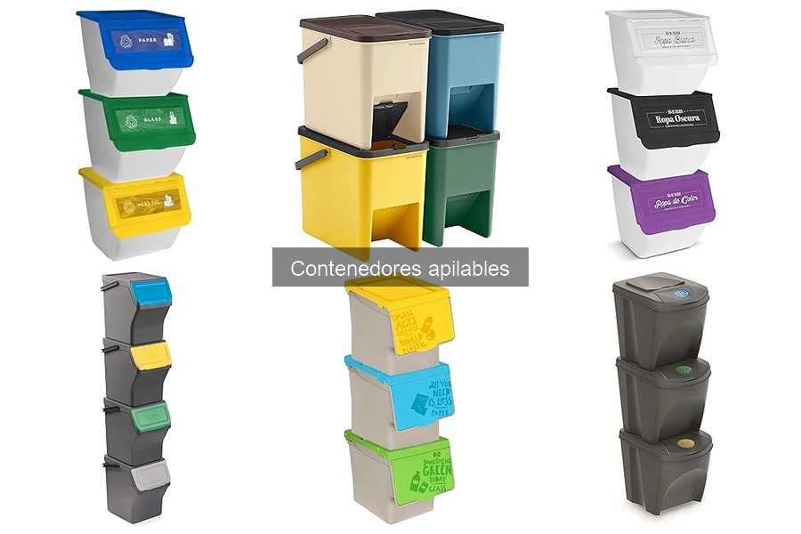 Mejores contenedores apilables para almacenamiento en casa