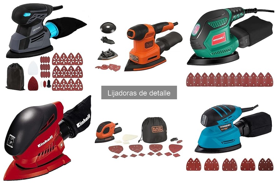 Mejores Lijadoras de Detalle para Principiantes en Bricolaje
