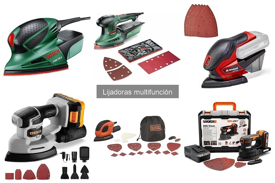 Mejores lijadoras multifunción para principiantes en 2023