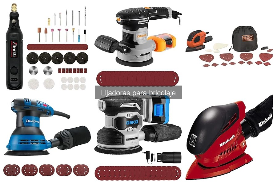 Mejores lijadoras para principiantes en bricolaje 2023