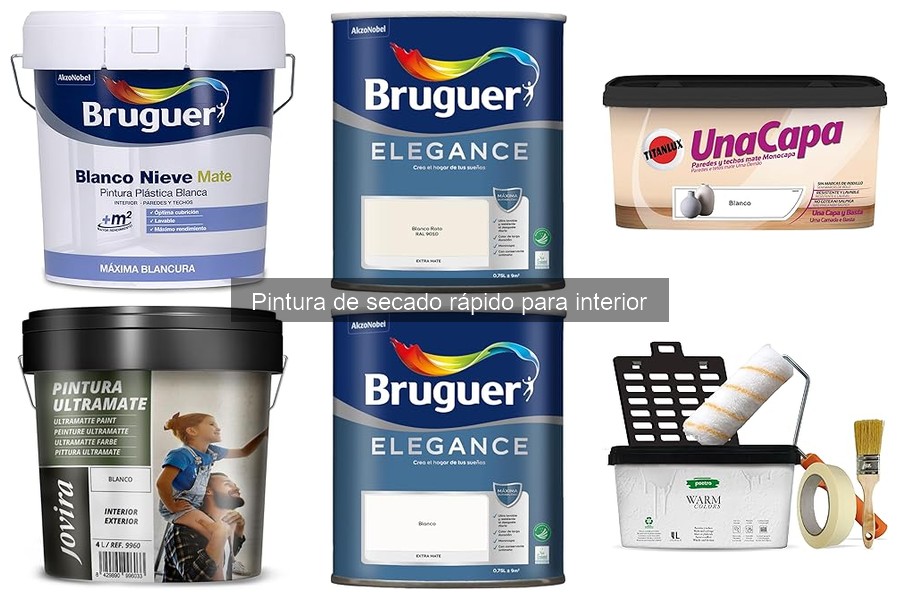 Mejores marcas de pintura de secado rápido para interiores