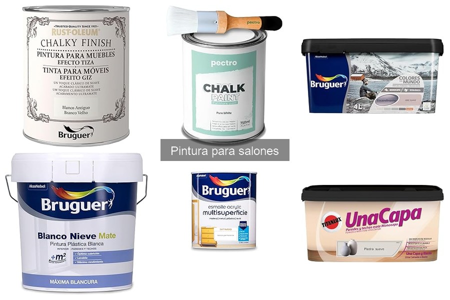Mejores marcas de pintura para salones en 2023