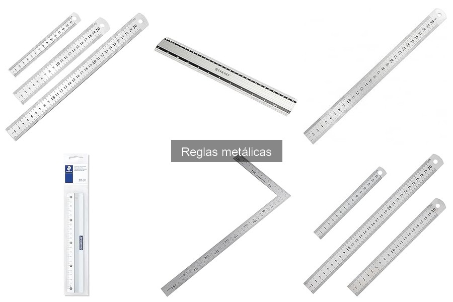 Mejores marcas de reglas metálicas en Amazon: Comparativa 2023
