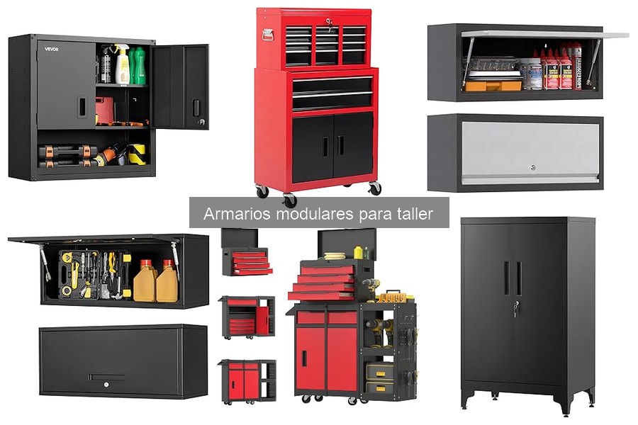 Mejores materiales para armarios modulares de taller