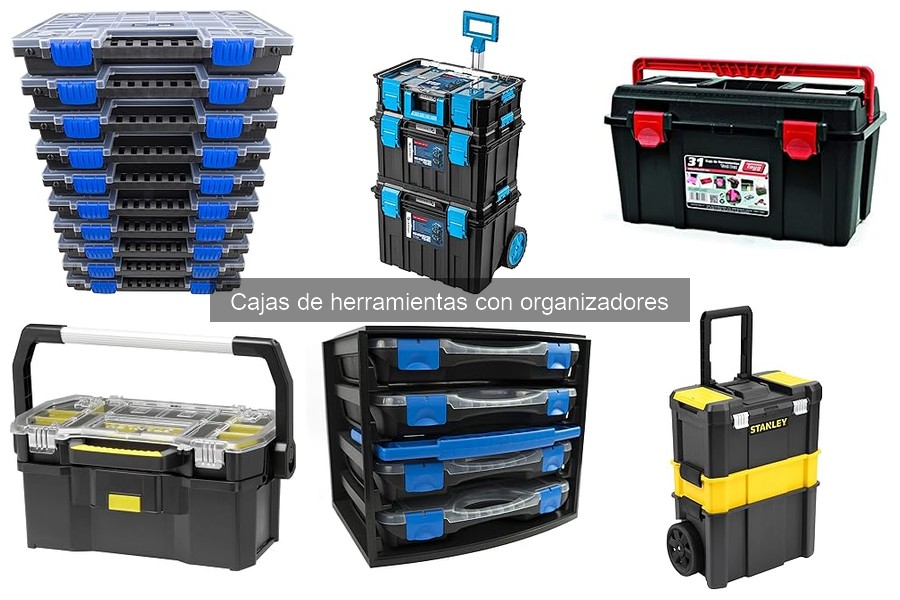 Mejores materiales para cajas de herramientas con organizadores