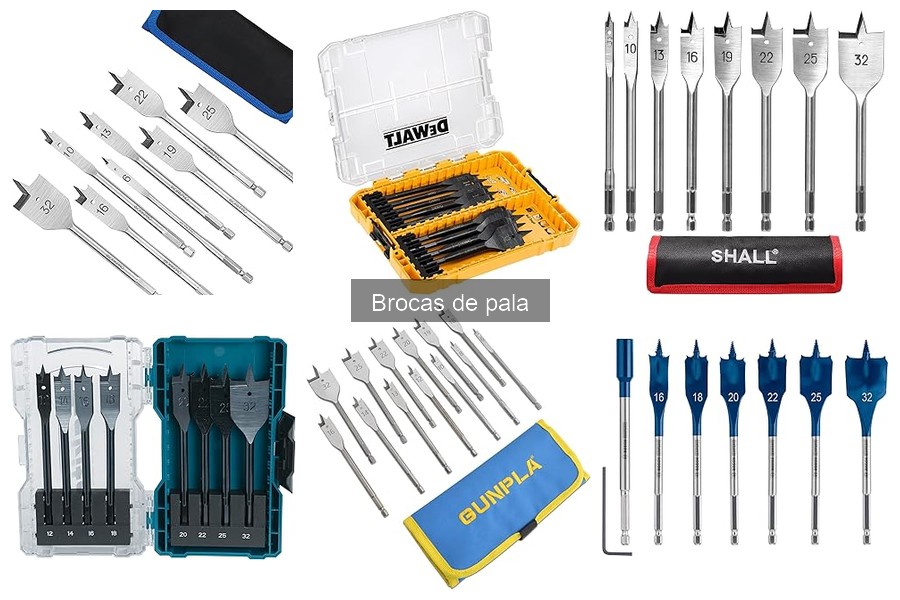 Mejores ofertas en brocas de pala: precios y dónde comprarlas