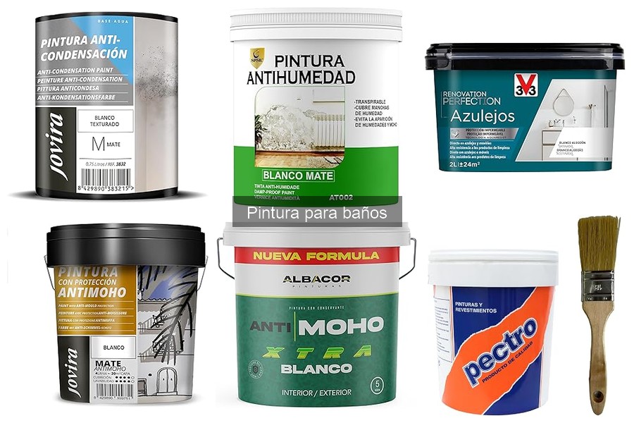 Mejores pinturas para baños: comparativa y características